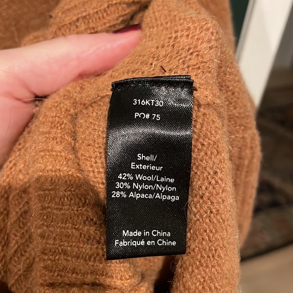 Elizabeth & James Asymmetric Alpaca Sweater - Picture 3 of 4